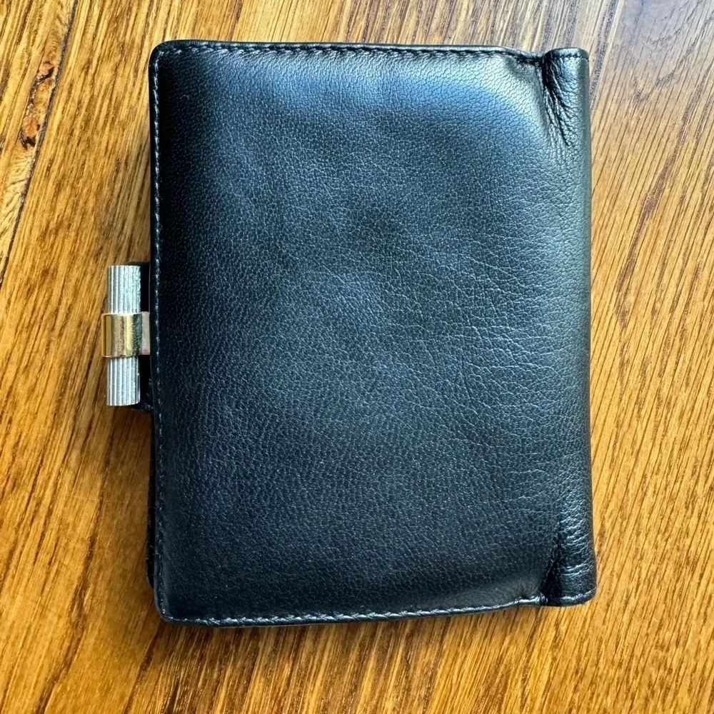 ⚡️Christian Dior Black Leather Compact Wallet (w/ COA)